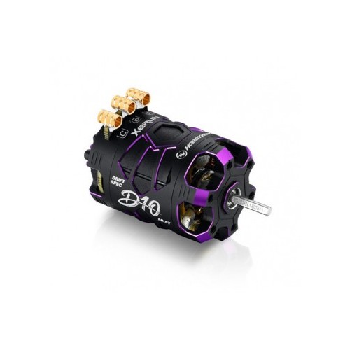 Motor XeRun D10 10.5T Purple Drift BL Sensored - 30401136