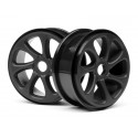 HPI-101371 - Black Turbine Wheels Pr