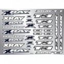 XRAY T3 Sticker for Body - White - 397325
