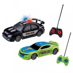 Racer & police car