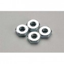 6-32 steel hex nuts (4 per pkg