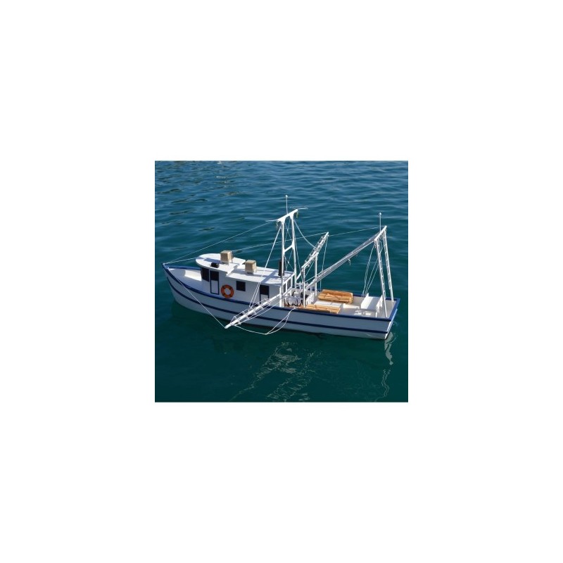 Dumas 1/24 Rusty Coastal Shrimp Boat Kit 36 1271