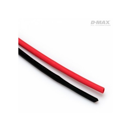 Heat Shrink Tube Red & Black D2/W3mm x 1m