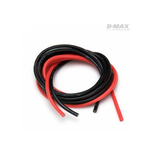 Wire Red & Black 14AWG D2/3.6mm x 1m