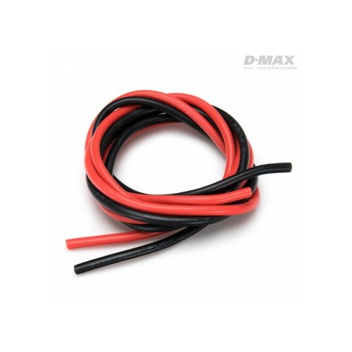 Wire Red & Black 12AWG D2.8/4.6mm x 1m