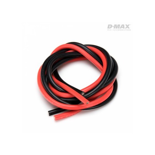 Wire Red & Black 10AWG D3.5/5.7mm x 1m