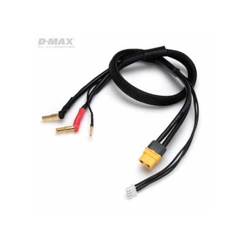 Charge Lead 4/5mm 2S CAR LiPo to XT60 12AWG 500mm
