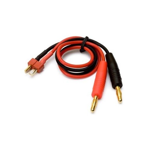 Charge Lead T-Plug with 4mm Banana Connectors
