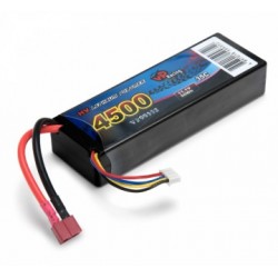 Li-Po Batteri 3S 11,1V 4500mAh 35C Hard T-kontakt