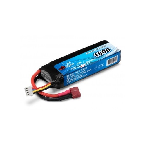Li-Po Battery 3S 11.1V 1800mAh 30C T-Connector