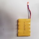 6.0 Ni-Cd batteri 400mah med JST stik - DEMO