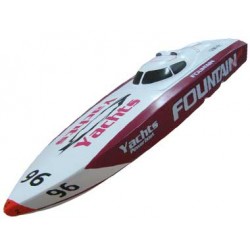 Vantex Thunder 880BP (rød) 88 cm hurtig børsteløs fjernstyret båd