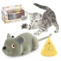 Fjernstyret mus - sjovt legetøj - leg med din kat :)
