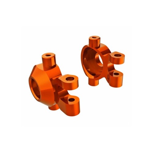 Steering Blocks Alu Orange L+R (2) TRX-4M