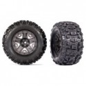 Tires & Wheels Sledgehammer/ Charcoal Gray 2.8 4WD TSM (2)