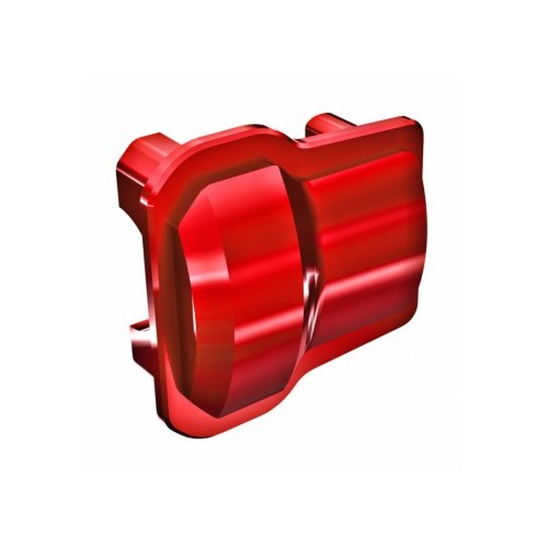 Axle Cover Alu REd Front/Rear w/ Screws (2) TRX-4M