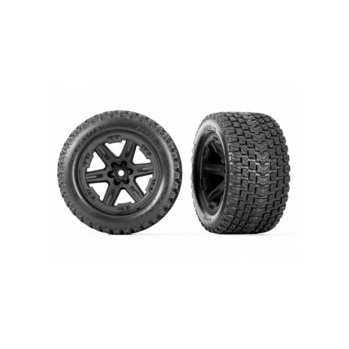 Tires & Wheels Talon EXT/ RXT Black 2.8 4WD TSM (2)
