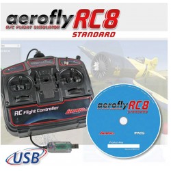 IKARUS AeroFly RC8 Standard DVD inkl. USB Flight-Controller