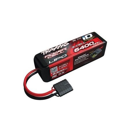 Traxxas 2857X Li-Po Battery 3S 11,1V 6400mAh 25C iD-connector -demo