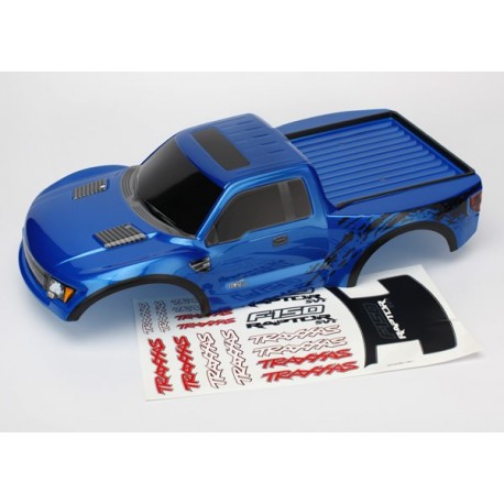 Traxxas 5814A Body, Ford Raptor®, blue (painted, decals applied)