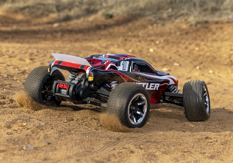 Fjernstyret bil med lys – Rustler 2WD