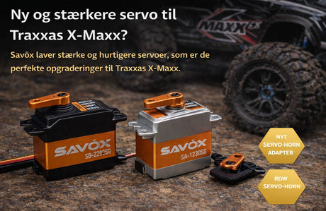X-Maxx servo opgradering