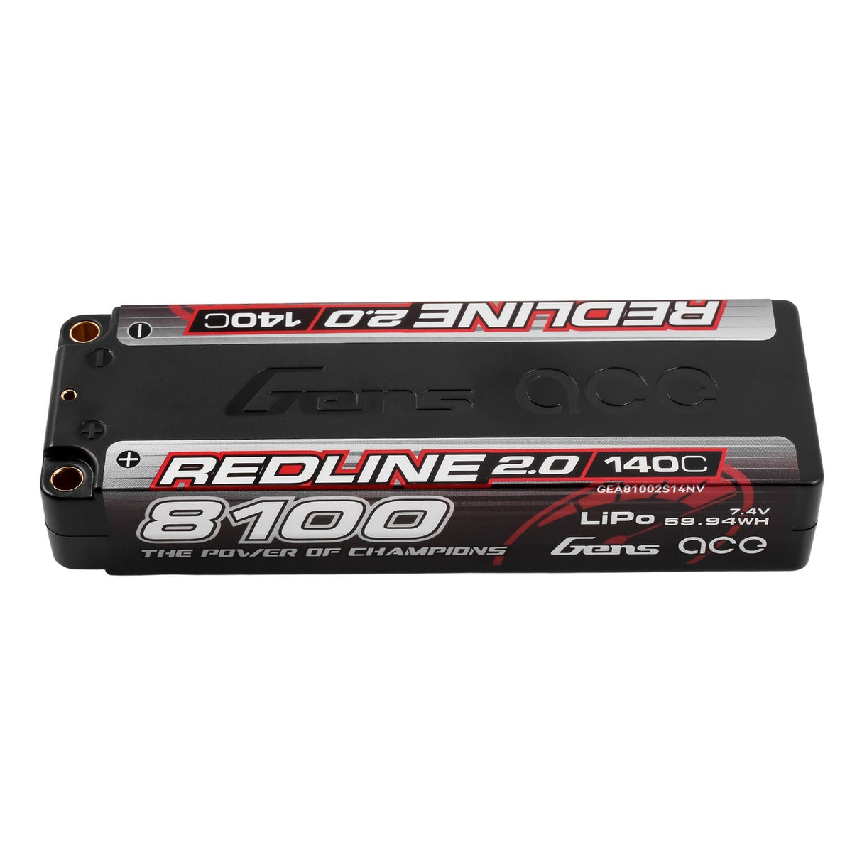 GensAce Redline 2.0 2S 7.4V-140C-8100 138x46.5x25mm 320g