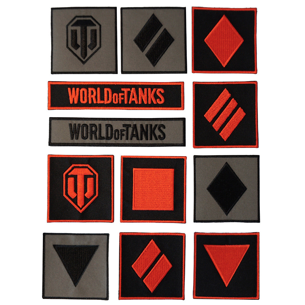 World of Tanks Zip hoodie with patches green, L