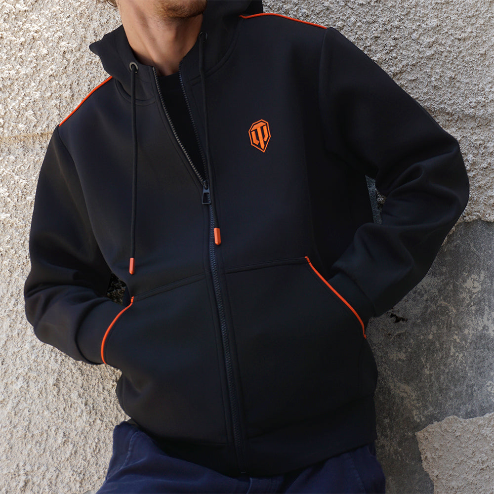 World of Tanks Zip hoodie base black, S