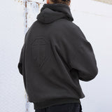 World of Tanks Hoodie with embossing grey, 2XL