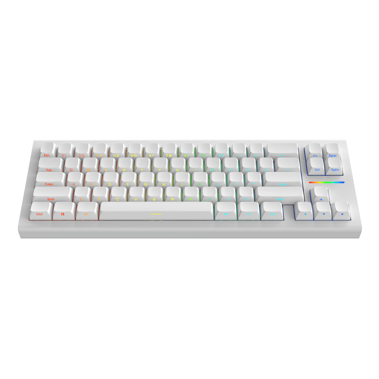 Nubi NK68HE White - Hall Effect Gaming Keyboard [ANSI US]