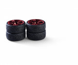 1:10 wheel set (4) Design 10 Sp.red 26mm
