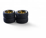 1:10 wheel set (4) Design 5 sp.chro./gol