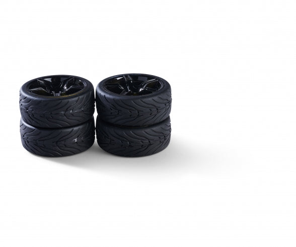 1:10 wheel set (4) Design 5sp black 26mm