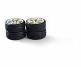 1:10 wheel set (4) M-Design white/gold