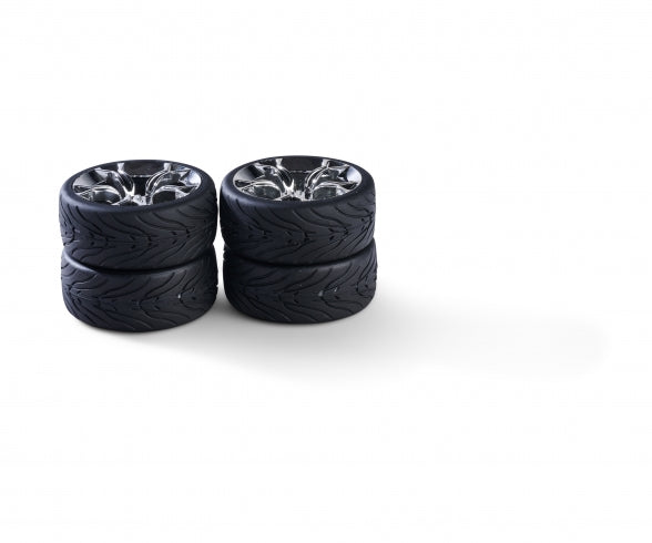 1:10 wheel set (4) Y-Design4 chrom 26mm