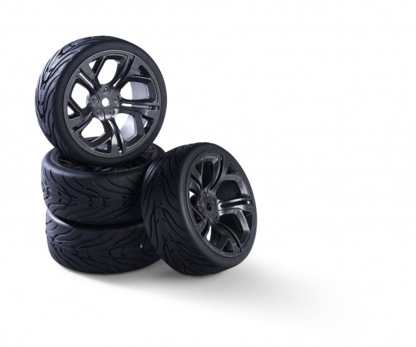 1:10 wheel set (4) Y-Design5 gr./bl.26mm