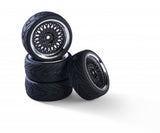 1:10 wheel set(4) classic design bl.chr