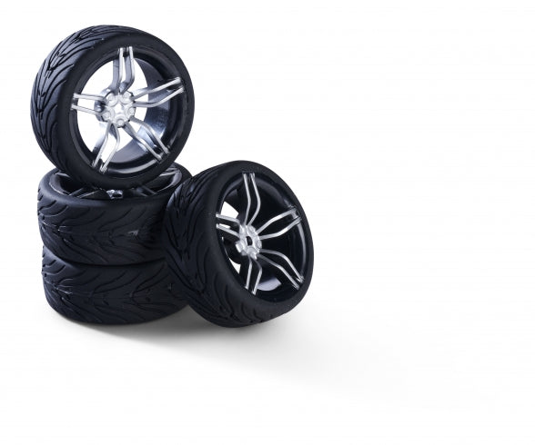 1:10 wheel set(4) Design 10Sp.silver26mm