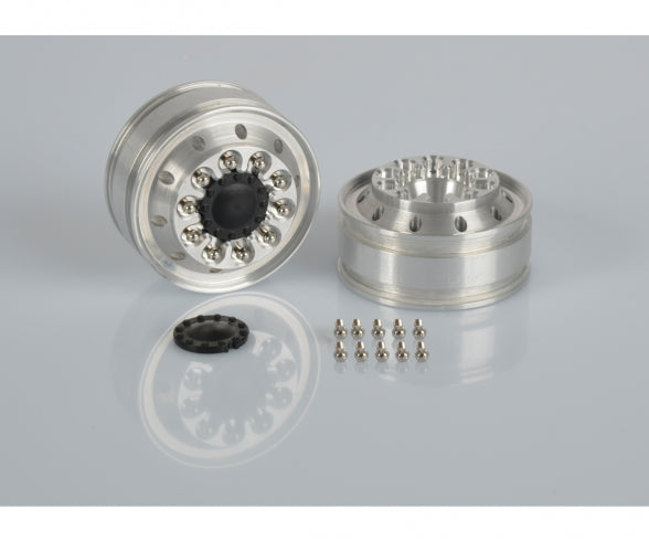 Carson - 1:14 Alum. Fr. narr. wheel Roundh.(2)Hex