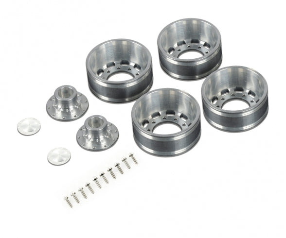 Carson - 1:14 Alum. Rear wheel long hole (2) hex