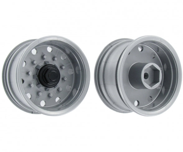 Carson - 1:14 Trailerwheel f. Tire wide Silver(2)