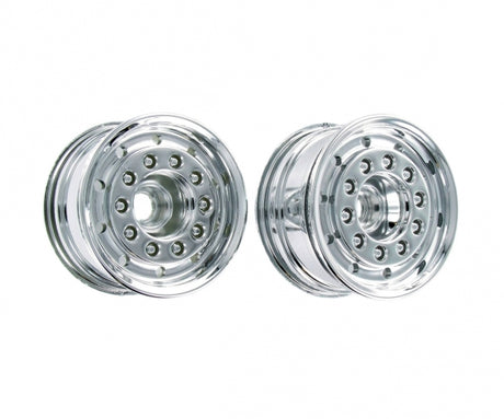 Carson - 1:14 Truck Front Wheel wide Chrome (2)
