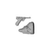 1/16 German P08 Luger & Holster