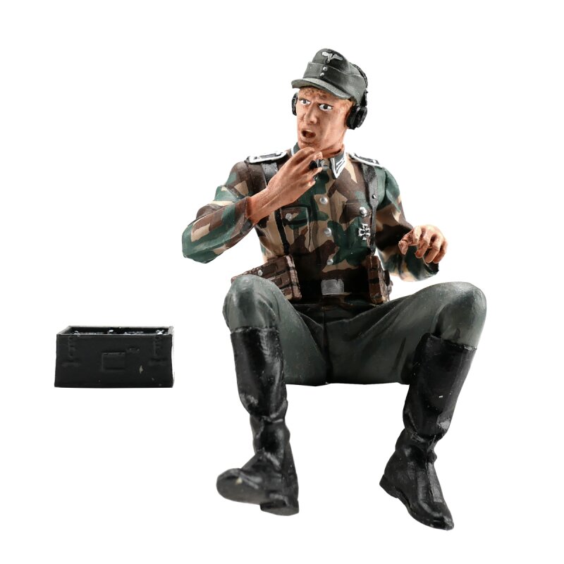 1/16 Figure Schwimmwagen Radio Operator Wehrmacht Splittertarn