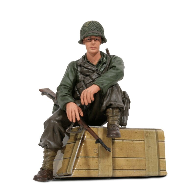 1/16 Figure U.S. Private 1st Class Infantry Sitting