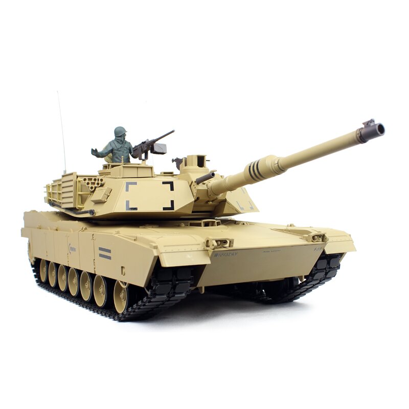 1/16 RC M1A2 Abrams sand BB+IR (Metal Tracks)