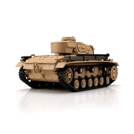 1/16 RC Panzer III Ausf. H sand BB+IR (Metaltracks)