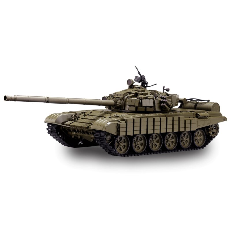 1/16 RC T-72 green BB+IR (Metal tracks)