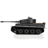 Fjernstyret 1/16 RC Tiger I - grey med BB-kugler, røg og lyd
